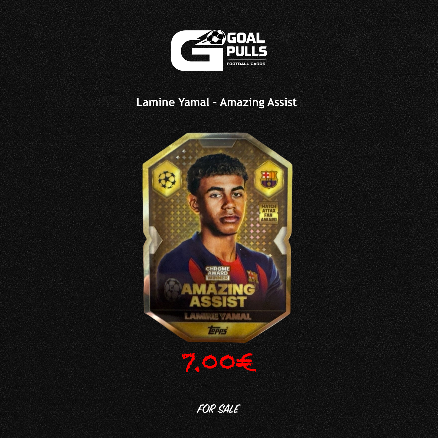 Lamine Yamal Amazing Assist Karte ⭐️| Topps Match Attax | Limited Edition