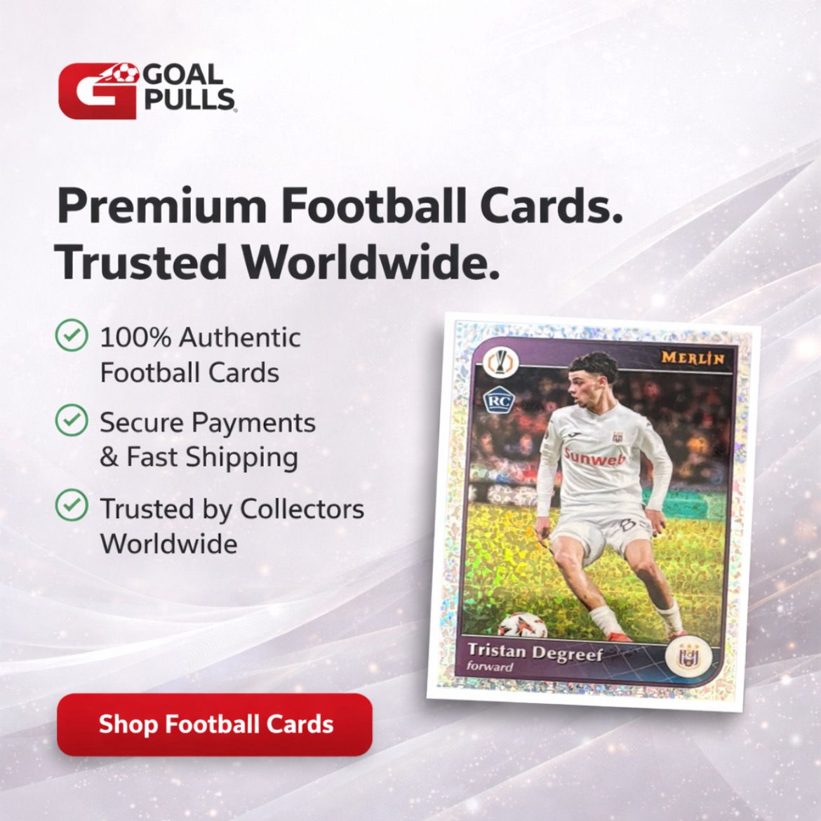 Tristan Degreef Rookie Card (RC) | Topps Merlin UEFA Football Card