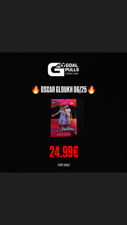 🔥 RED BULL SALZBURG FANATIC FANS 🔥
💎 OSCAR GLOUKH 05/25 💎
🚨 LOW NUMBERED CARD 🚨
💰 24.99€